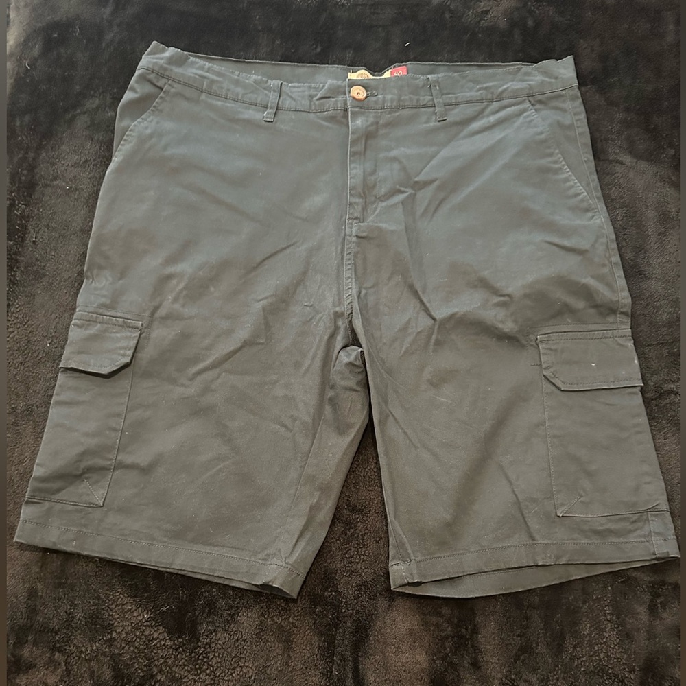 Men's Black Cargo Shorts